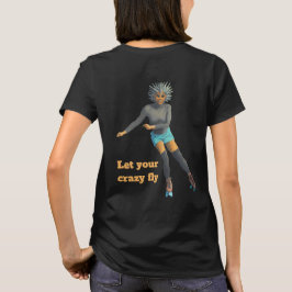 Camisa De Arte De Fantasia Com Rolante De Alieníge