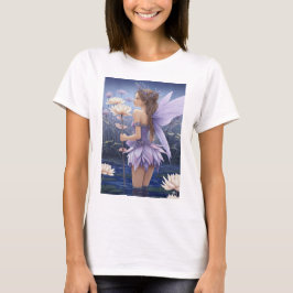 Camisa de arte de fantasia da fada do lírio de águ