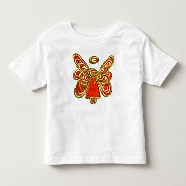 Camisa de Arte de Férias Personalizadas do Anjo do (Frente)