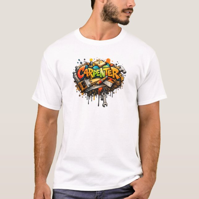 Camisa de Arte de Rua Ferramentas de Grafite Carpi (Frente)