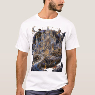 Camisa de Arte do Castelo de Fantasia Encantado so
