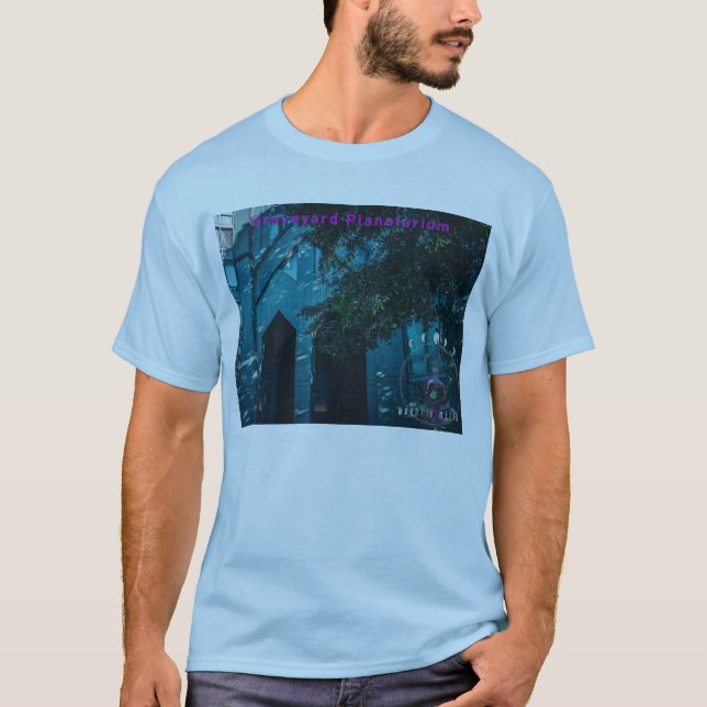camisa de arte do cobrir de planetário graveyard (Frente)