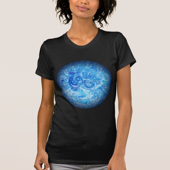 Camisa de Arte Fluido Calm Tide (Frente)