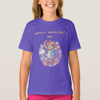 camisa de arte pastel divertida