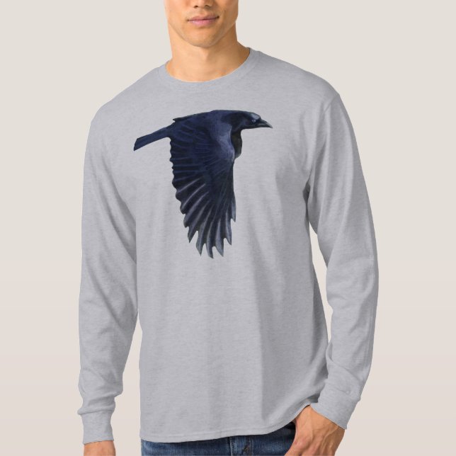 Camisa De Arte Raven (Frente)