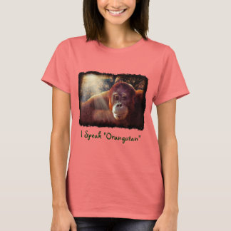 Camisa De Arte Sobre A Vida Selvagem De Red Ape, A