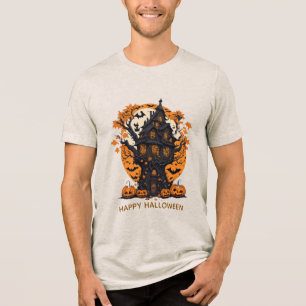 Camisa De Árvore De Halloween Para Homens