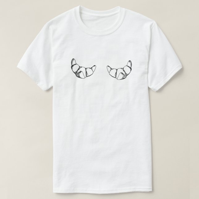 Camisa de assar croissant (Frente do Design)