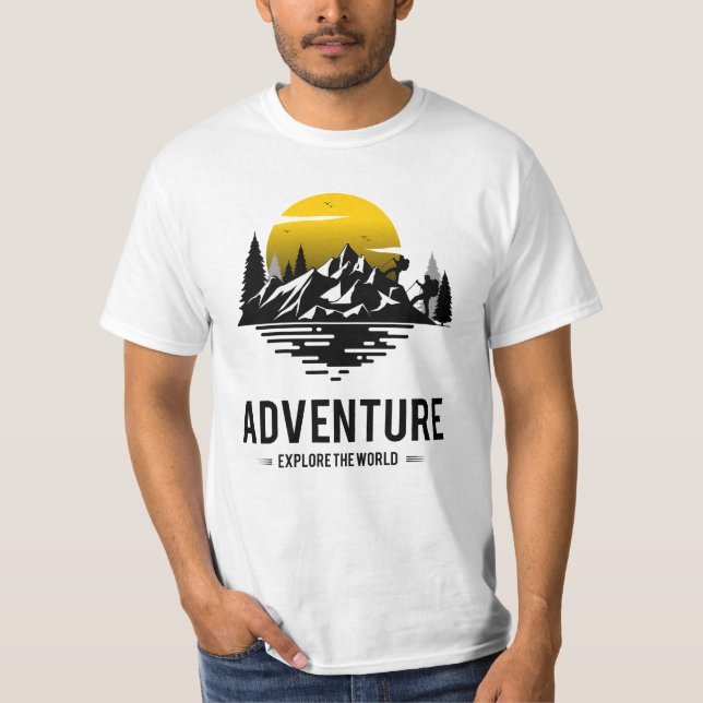 camisa de aventura caminhada (Frente)