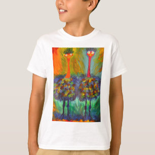 Camisa de avestruz boba