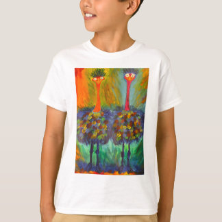 Camisa de avestruz boba
