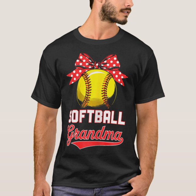 Camisa de Avó de Softball Mulheres Amantes de Soft (Frente)