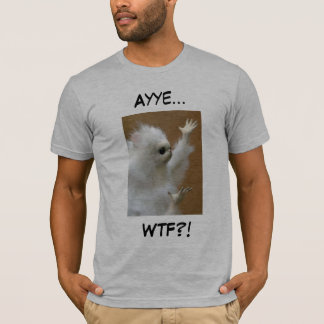 Camisa de Ayye WTF do meme do gato persa
