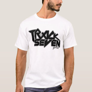 Camisa de Banda do Track 7, de logotipo escuro, de