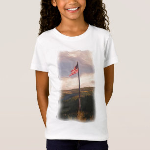 Camisa de bandeira americana