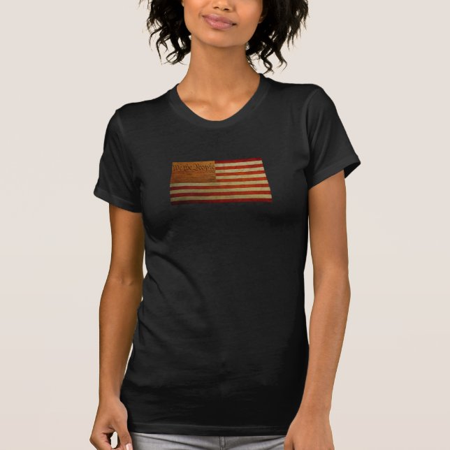 camisa de bandeira americana (Frente)