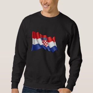 Camisa de bandeira da Croácia, mapa croata, camisa