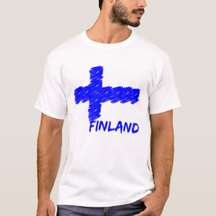 Camisa de bandeira da Finlândia