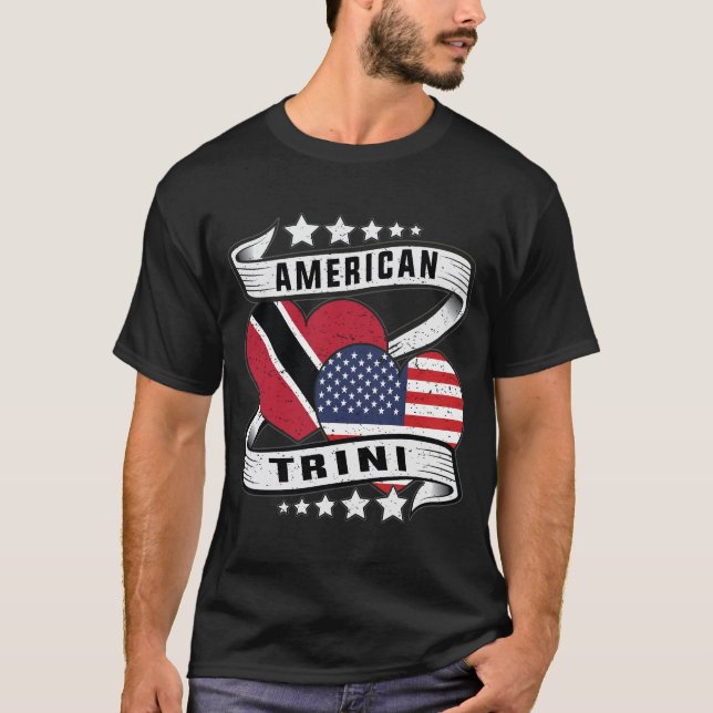 Camisa de bandeira da Trinidad e América (Frente)