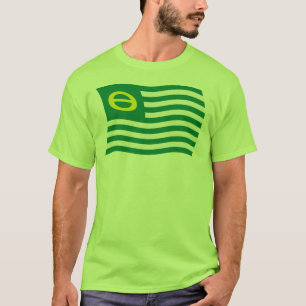 Camisa de bandeira do Movimento Ecológico