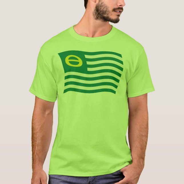 Camisa de bandeira do Movimento Ecológico (Frente)
