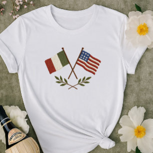 Camisa de Bandeiras da América italiana   Vista bo