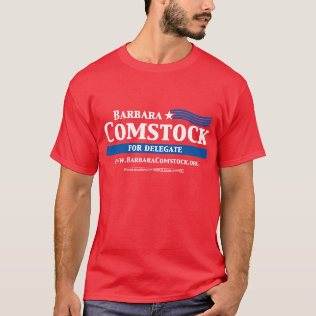 Camisa de Barbara Comstock do delegado do VA dos (Frente)