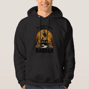 Camisa de Barbeiro de Halloween Bruxaria Salão Ass