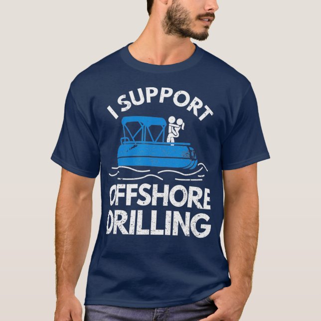 Camisa de barco I Suporta TSirt Offshore (Frente)