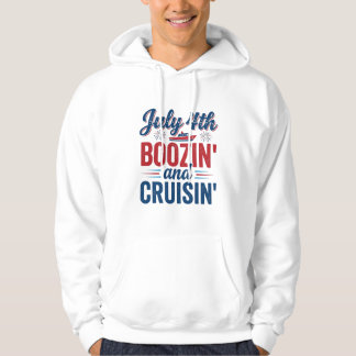 Camisa de Barco Vintage Boozin e Cruisin de 4 de J