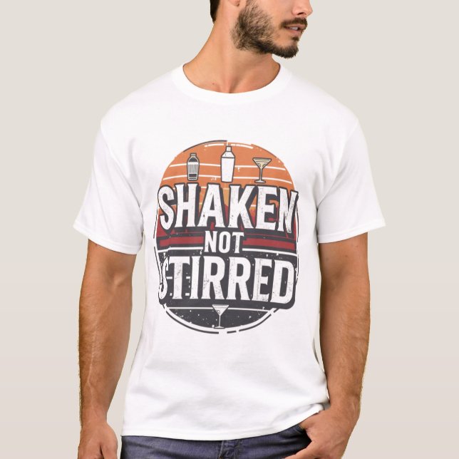 Camisa de Barman Agitado Não Mexido (Frente)