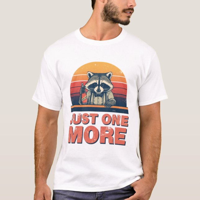 Camisa de Barman com Um Guaxinim A Mais (Frente)