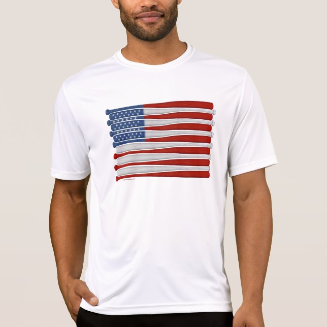 Camisa de basebol América (EUA) (Frente)