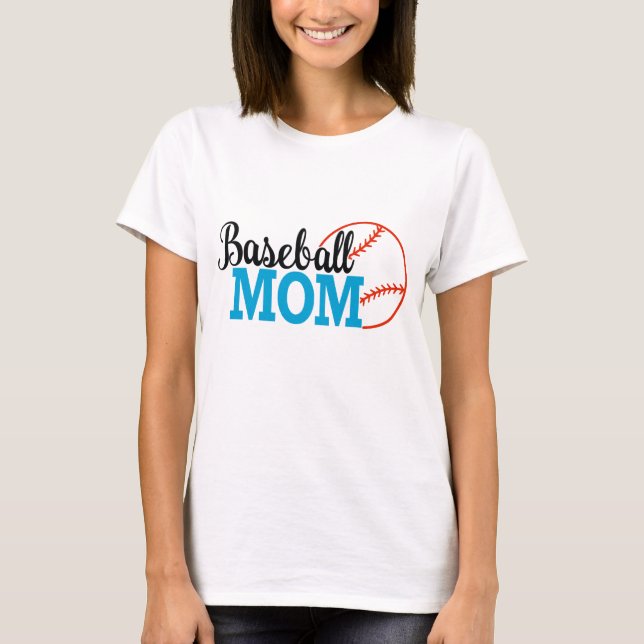 Camisa de basebol da mãe (Frente)