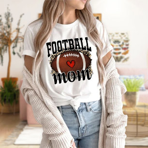 Camisa de basebol de verão, FootBall Mãe T-Shirt