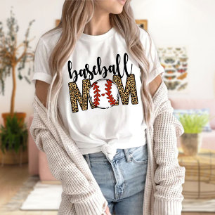 Camisa de basebol de verão, mãe de beisebol