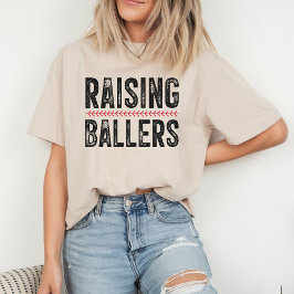 Camisa de basebol Mãe Camisa Levantando Ballers Ca