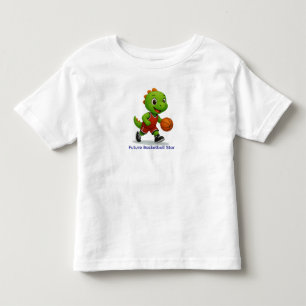Camisa de Basquete de Dinossauro Fofa para criança