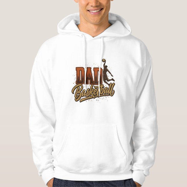 Camisa de Basquete do Papai com Desenho de Gravaçã (Frente)