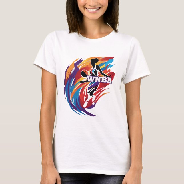 Camisa de basquete profissional feminina da WNBA (Frente)