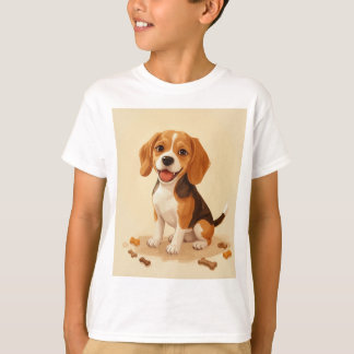 Camisa de Beagle Adorável - Crianças