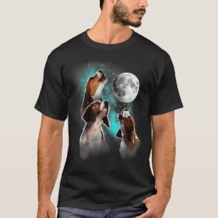 Camisa De Beagle, Gato De Beagle Na Lua, Bola L