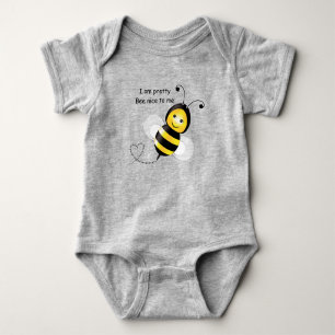 Camisa de bebê Abelha Feliz