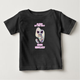 Camisa de Bebê Alien Fofo 