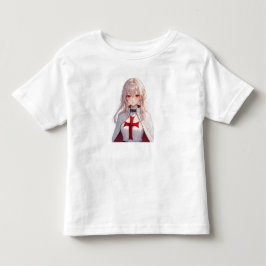 Camisa de bebê Cavaleira Templária Menina