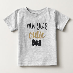 Camisa De Bebê Cutie 2018 Ano Novo