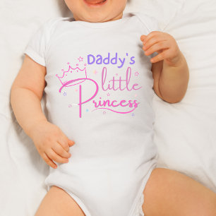 Camisa de bebê da Princesa pai