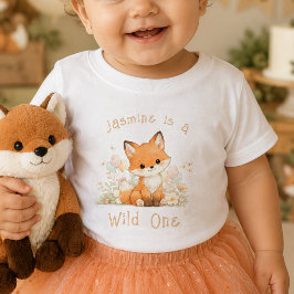 Camisa de bebê de 1º aniversário com nome personal