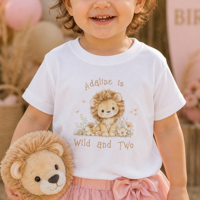 Camisa de Bebê de 2º Aniversário Nome Personalizad (Criador carregado)