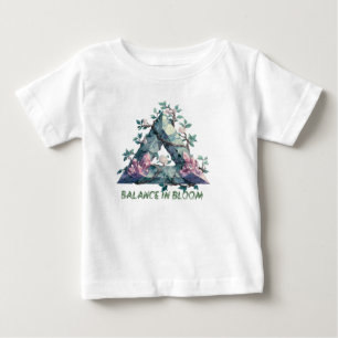 Camisa De Bebê De Cristal Botânico - Natureza E Ar